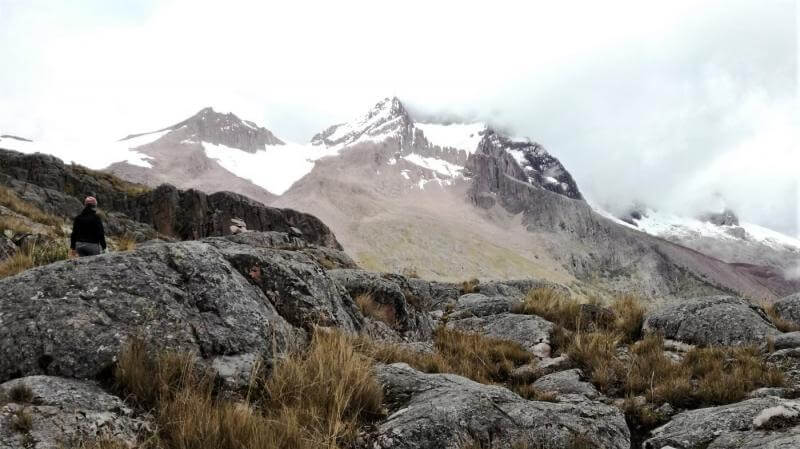 Výšlap na ledovec Chicon, majestátní horu nad Urubambou